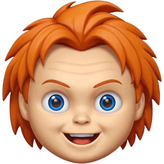 Un emojin de chuky emoji