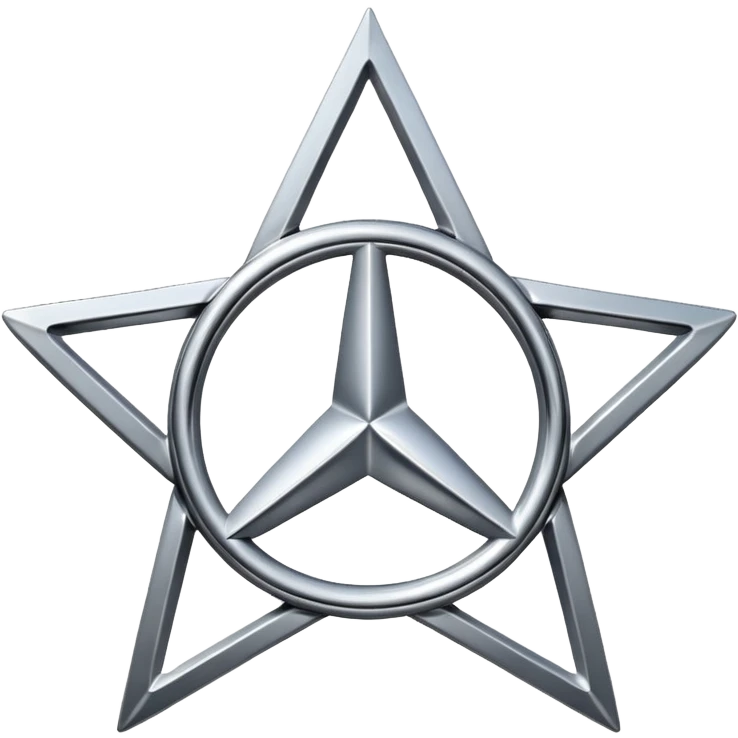 Логотип mercedes-benz emoji