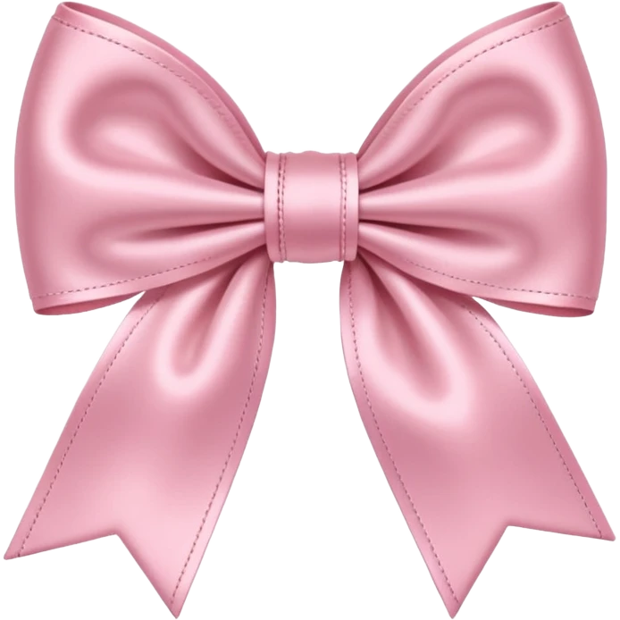 Baby pink bow emoji