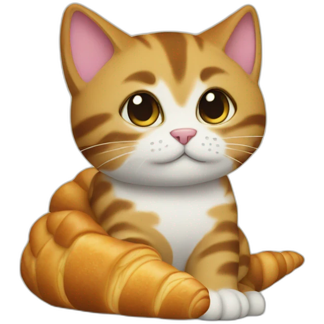 croissant cat emoji