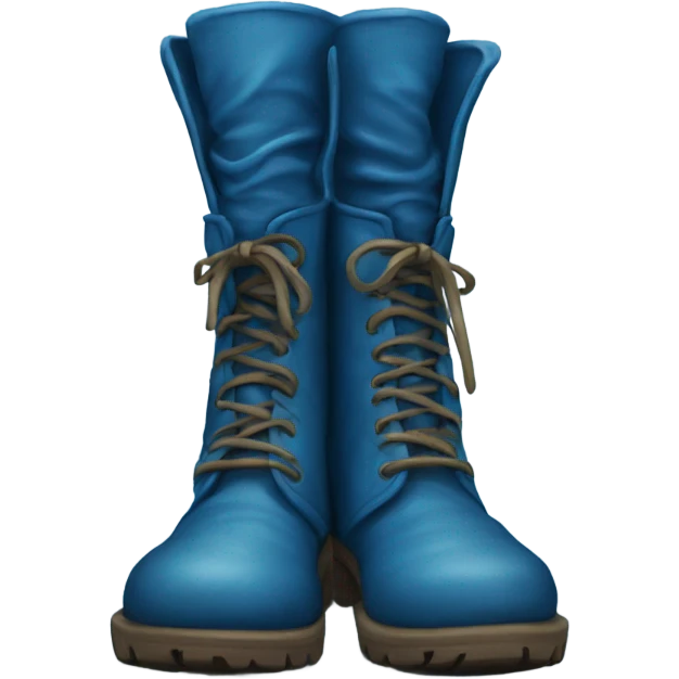 blue boots really cool emoji