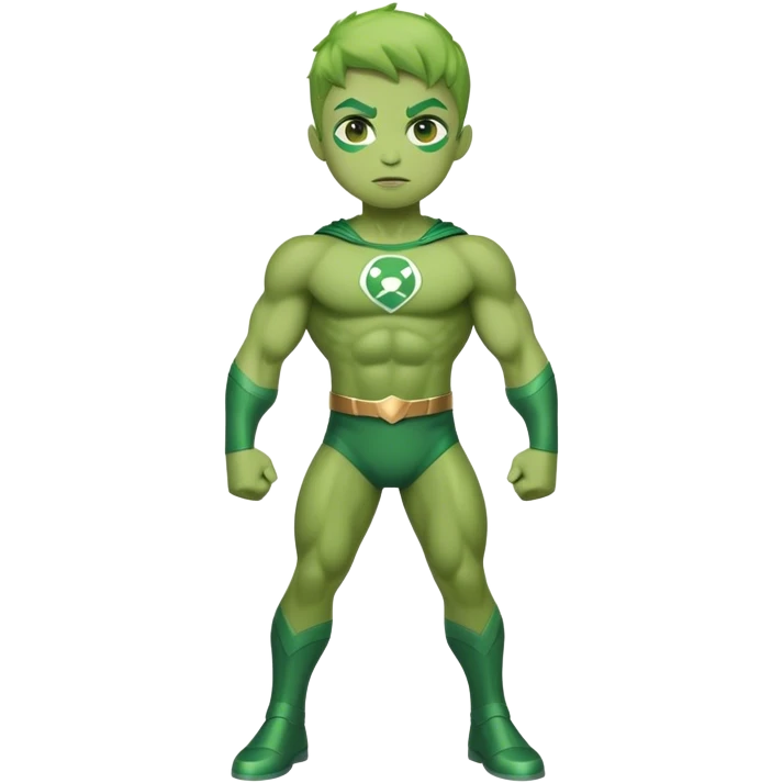 Super hero hulk kid full body emoji