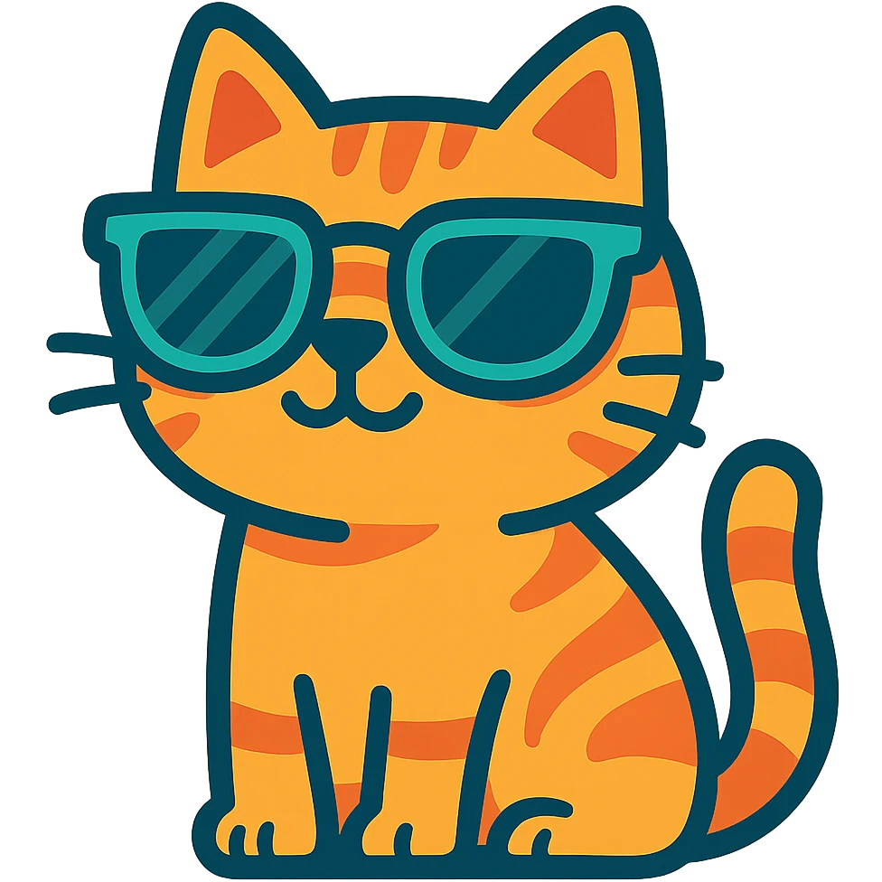 cat wearing sunglasses emoji