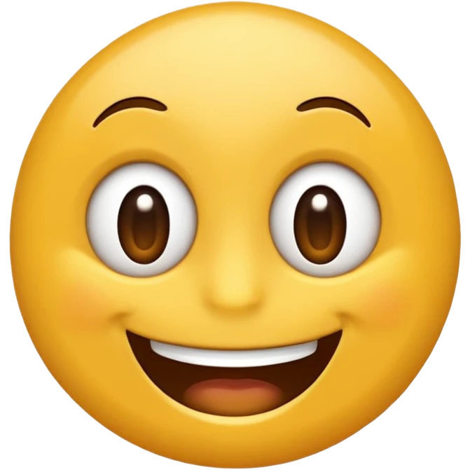 É um emoji sorrindo só que com o sorriso sábado e de canto com um olha bem picante é especificamente isso emoji