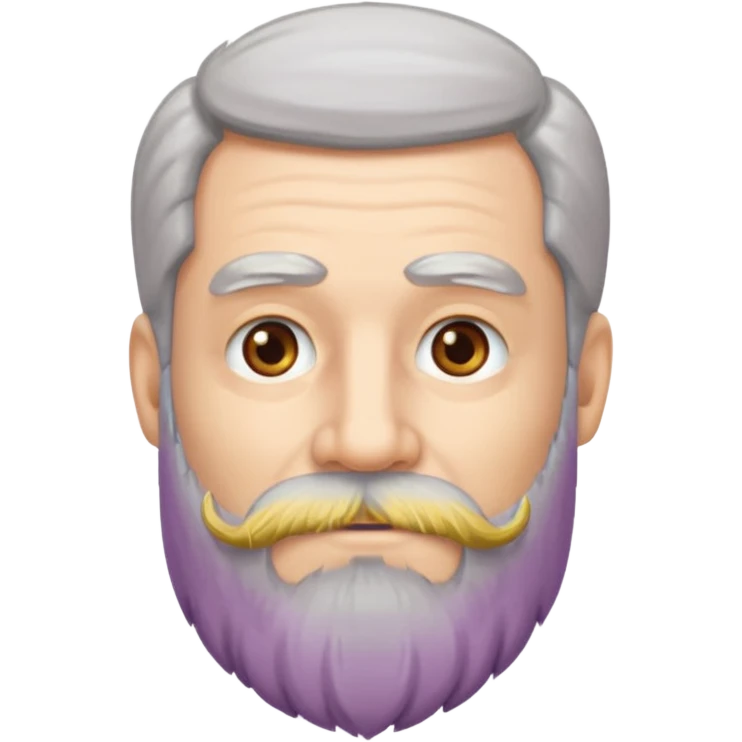 man with long grey beard emoji