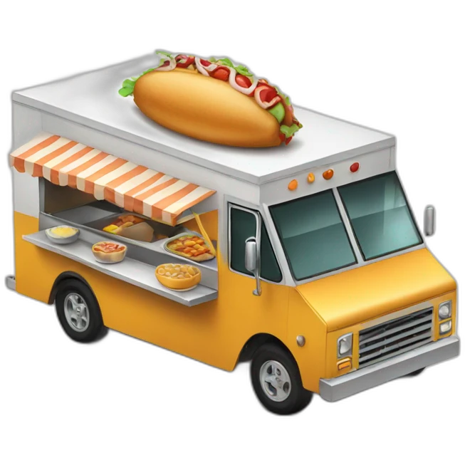 Food truck emoji