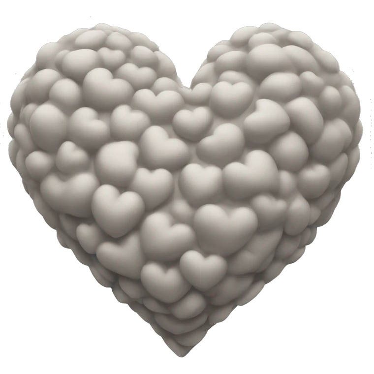 Lepid print heart emoji
