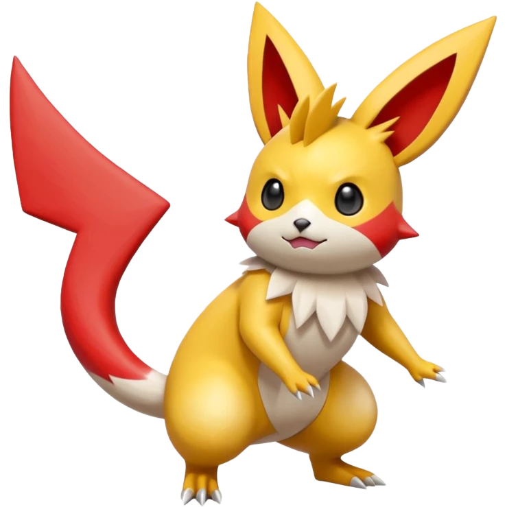 Victini-Pichu-Raichu-Zangoose-Fakémon-hybrid-creature (full body)  emoji