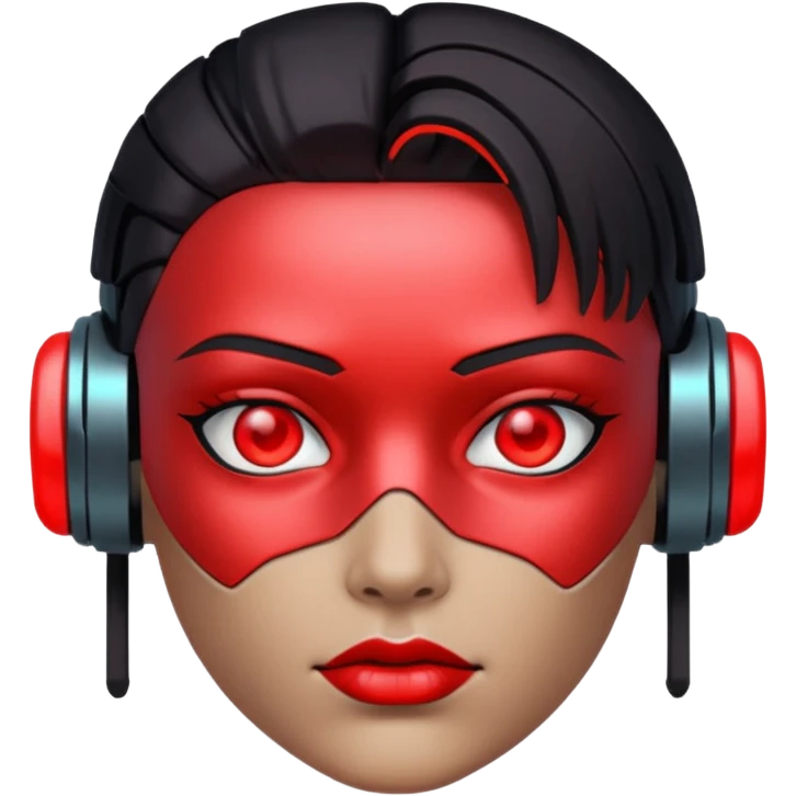 CYBERPUNK HAPPY RED emoji