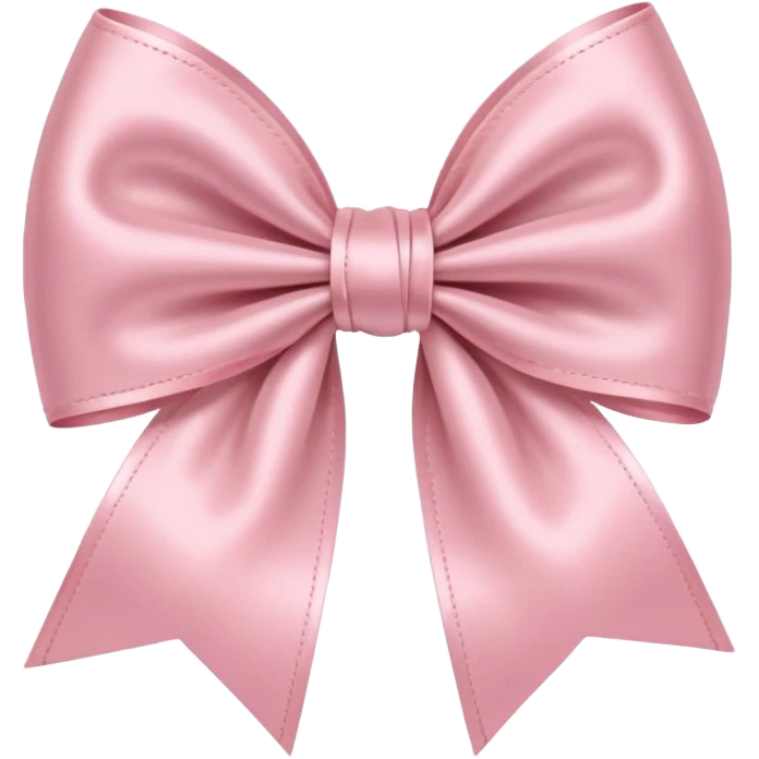 Light pink bow emoji