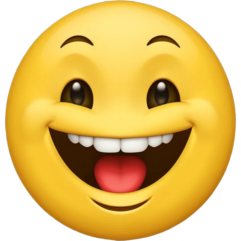 Un emoji heureux pouce en l’aire qui fait peur emoji