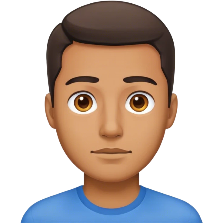 blue SHIRT MAN emoji