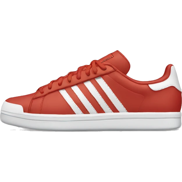 red adidas emoji