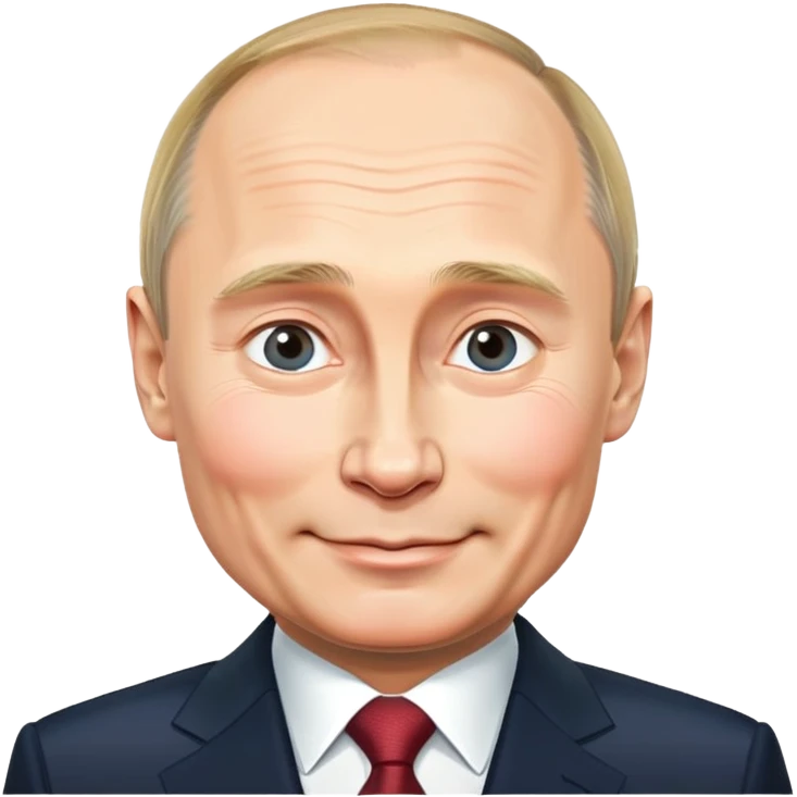 russian president Putin smiles slyly emoji