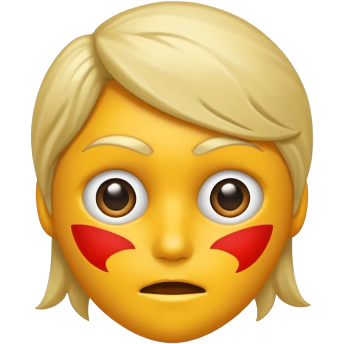 Naked girl showing vagina emoji