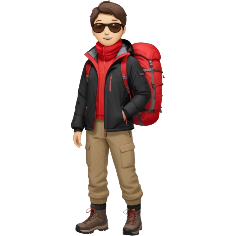 남미 여행에 가는 한국인의 전신을 그려줘! 바로 하이킹 갈 수 있을 정도로 잘 입은!

상체

🧥 방풍·방수 재킷 (고지대·우유니 필수)

👕 얇은 레이어드 2~3벌 (일교차 대비)

하체

👖 편한 바지(청바지 X, 스트레치 추천)

신발

👟 접지력 좋은 운동화 (마추픽추 필수)

🥾 우유니: 방수 신발 or 장화

악세사리

🧣 넥워머·모자 (아침/저녁 체감 -5~10도)

🕶️ 선글라스 (우유니·사막지역 눈부심 강함)

활짞!!!!!!!!!!!!!!! 웃고있게해줭
너무 두꺼웡 옷이 emoji