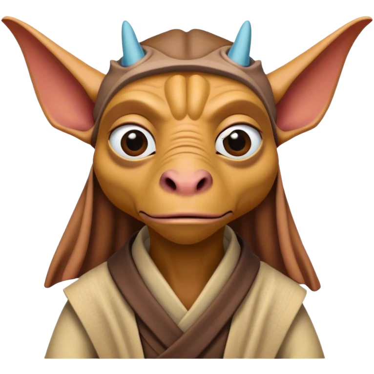 Sleepy jar jar binks from Star Wars emoji