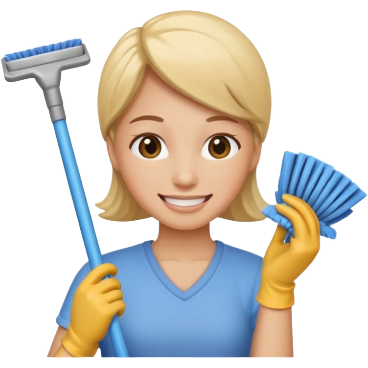 I got a lot done today cleaning up. emoji