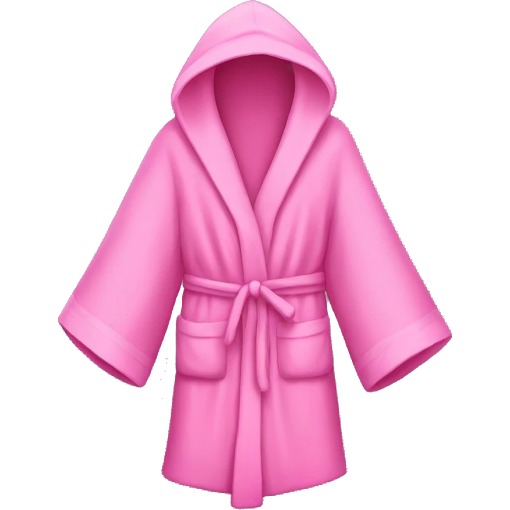Pink robe  emoji