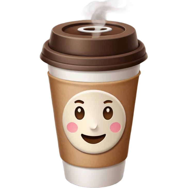 Takeaway coffee emoji