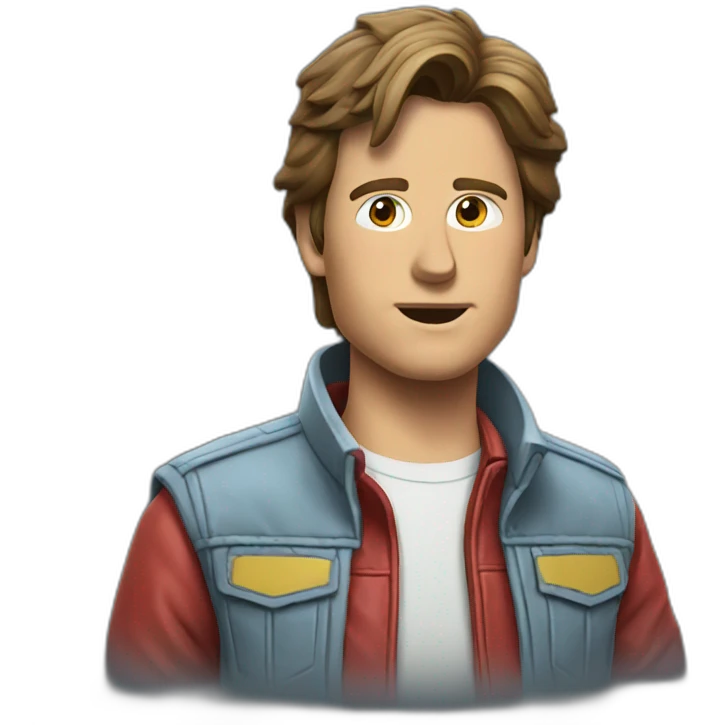 Marty McFly emoji