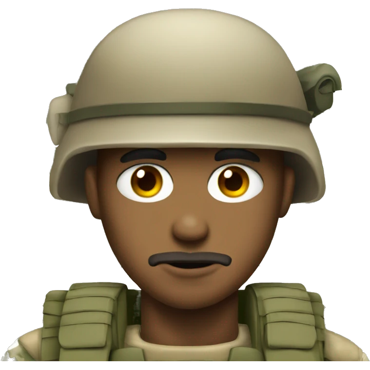 soldier face like oomguy emoji