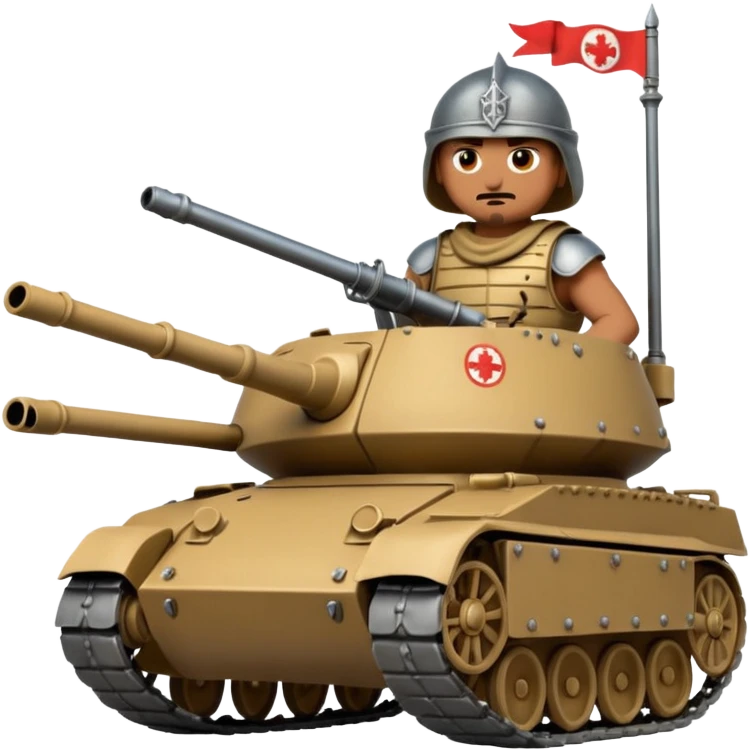 Medieval tank soldiers emoji