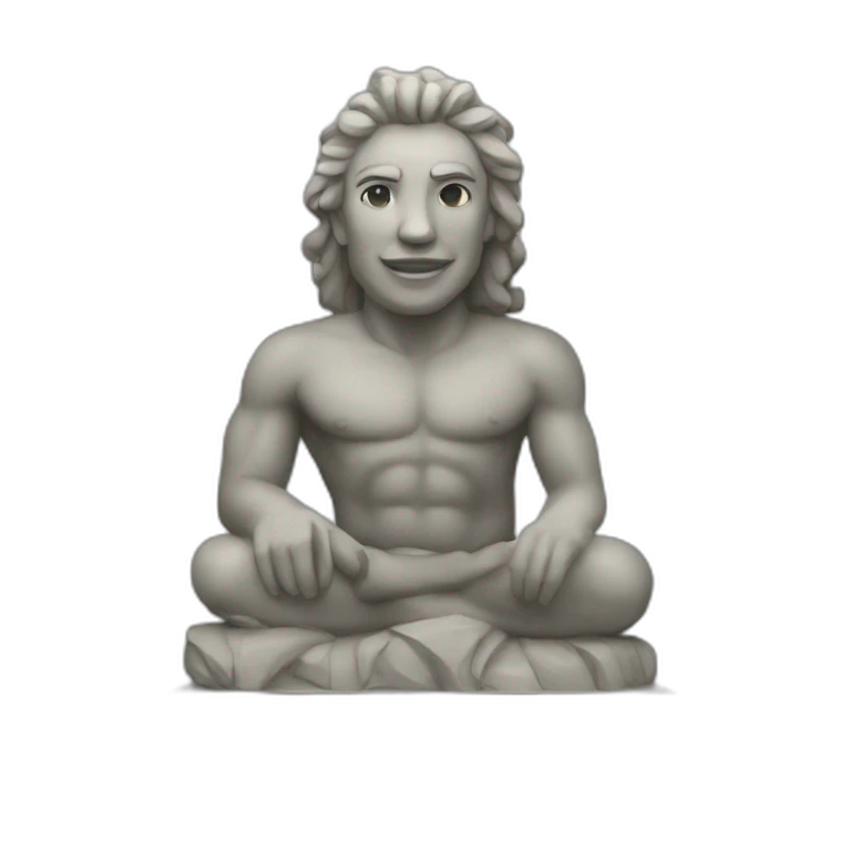 rio de janiro statue emoji