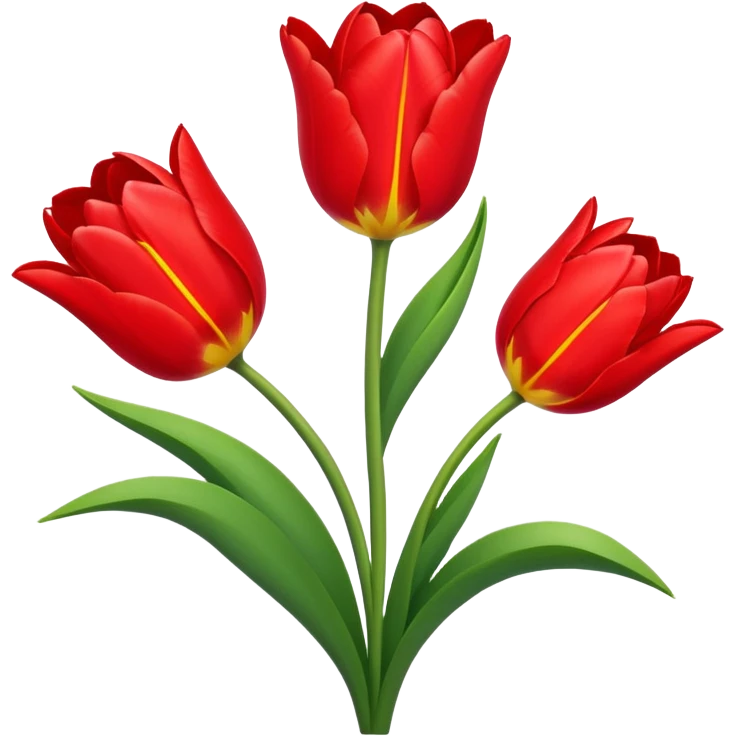 beautiful tulips emoji