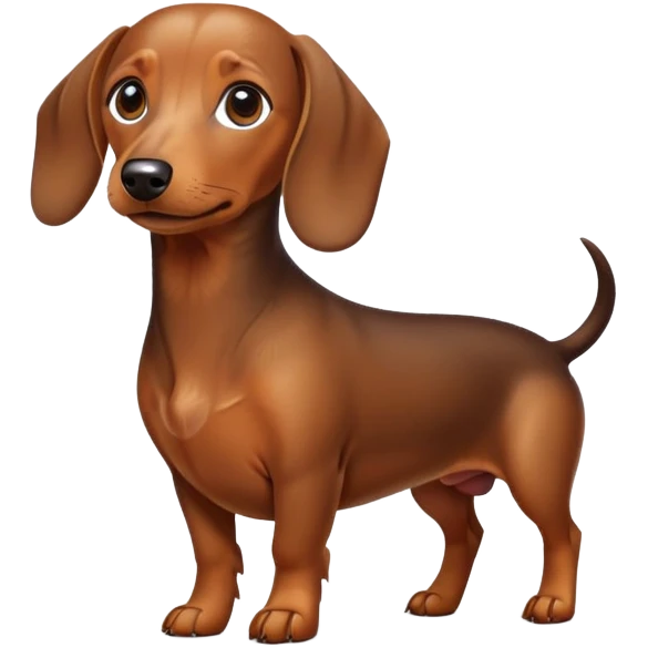 dachshund dog emoji