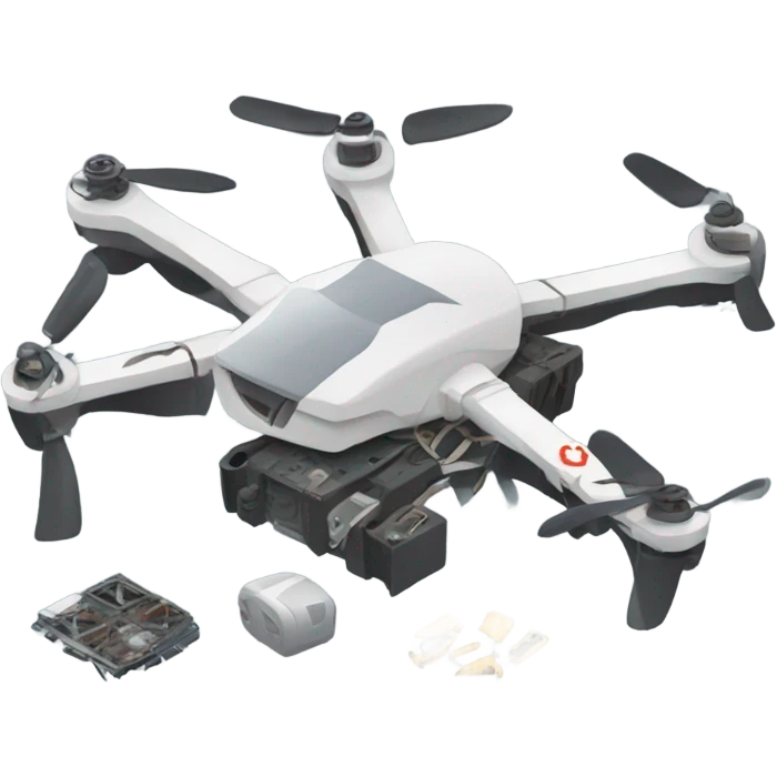 Shot-down drone  emoji