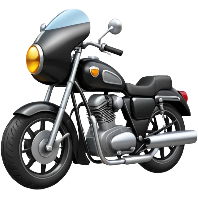 Lettre I avec une moto  emoji