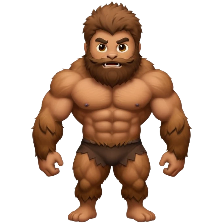 Create a hairy creature emoji