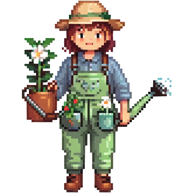 black gardener emoji