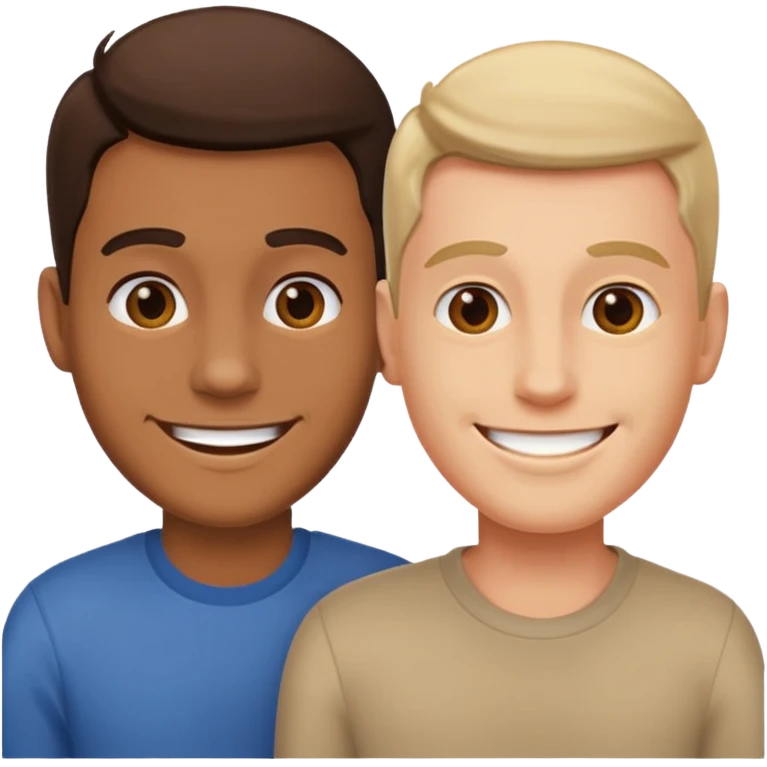 man and man emoji