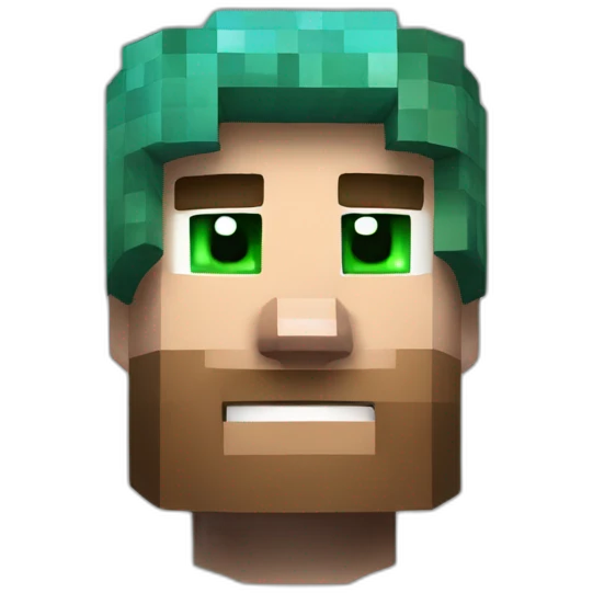 Minecraft steve emoji
