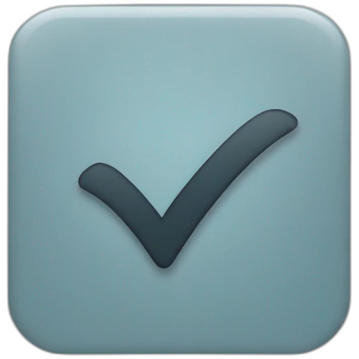checkmark emoji