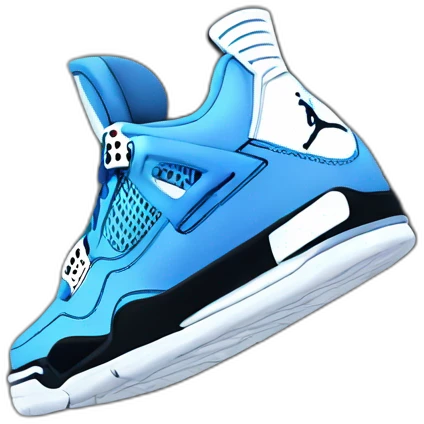 Jordan 4 bleu emoji
