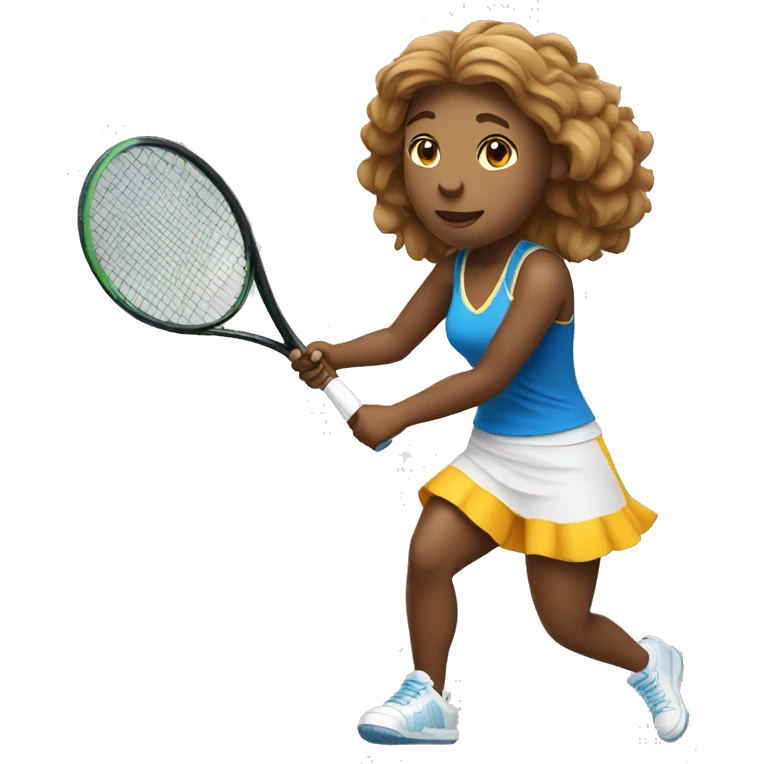 female bear tennis player emoji