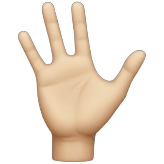 hand love emoji