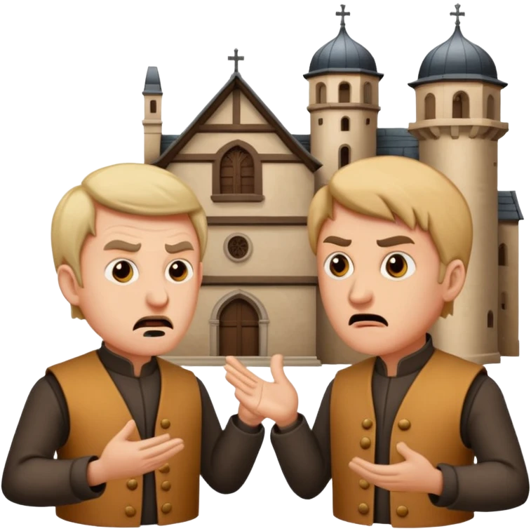 architect disagreement over building 16th century emoji