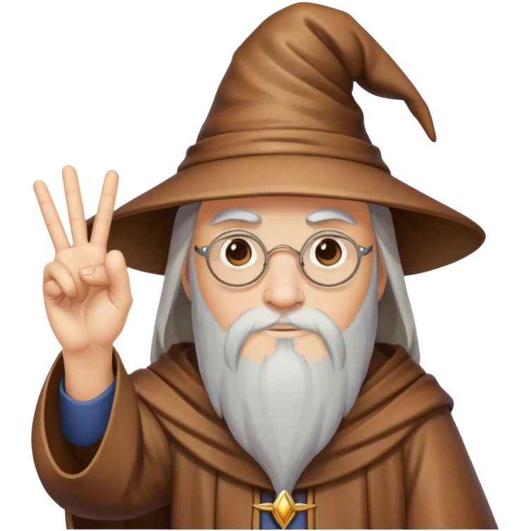 wizard making a stop hand sign emoji