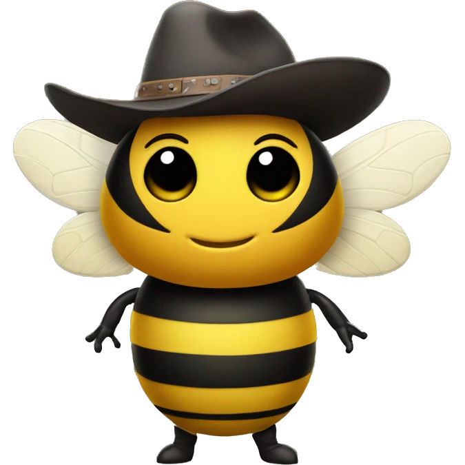 Bumble Bee wearing a cowboy hat  emoji