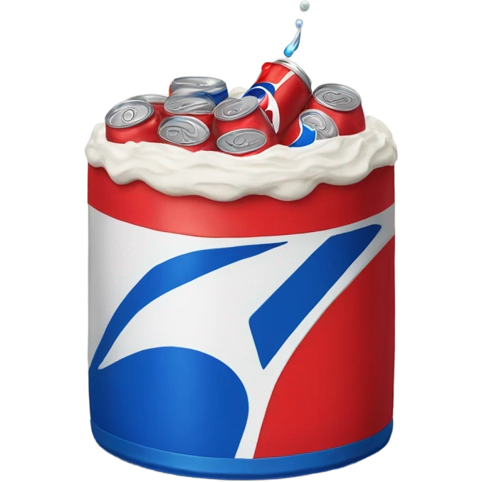 Pepsi birthday cake  emoji
