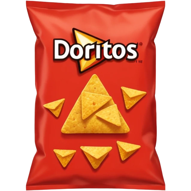 doritos red chips bag
 emoji