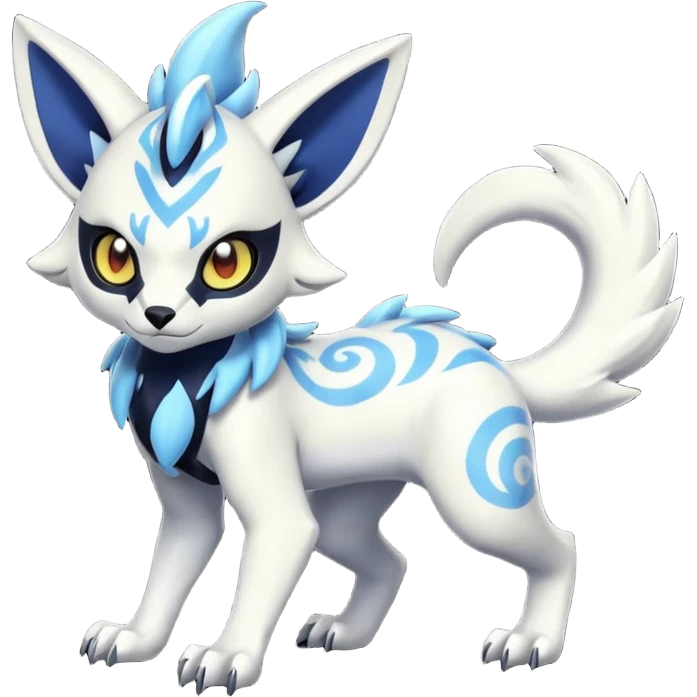 Genet-Absol-Zeraora-Primagen-fusion-creature  emoji