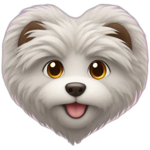 Furry heart emoji