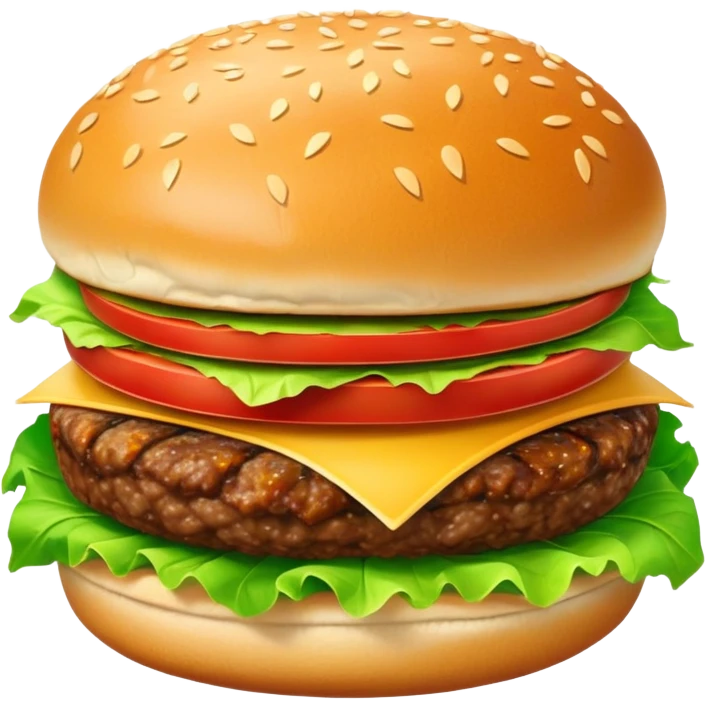 burger and chips emoji