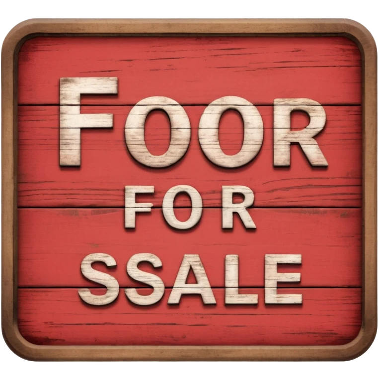 "FOR SALE" sign emoji
