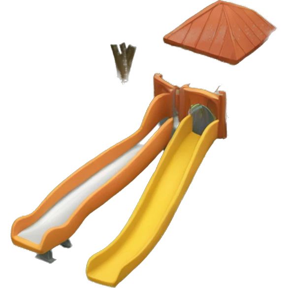 A park with a slide emoji